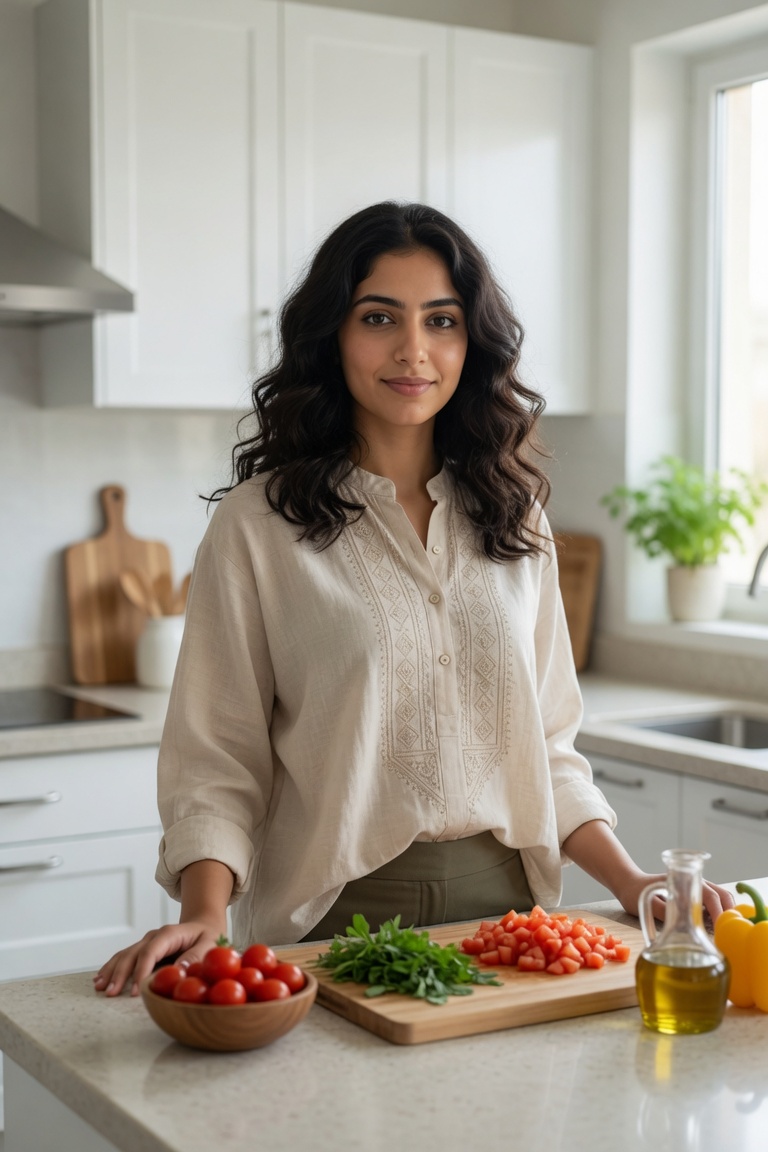 A home cook in Dubai with a sharp knife and no plan.
