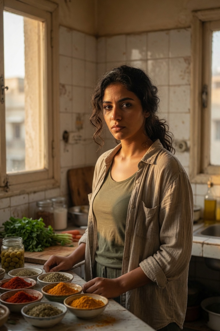 A home cook in Cairo with a spice drawer and twenty minutes.
